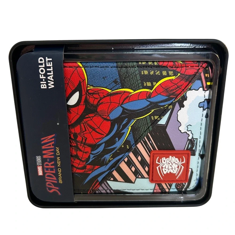 Marvel Multicolor Spider-Man Brand New Day Bi-Fold Wallet New!